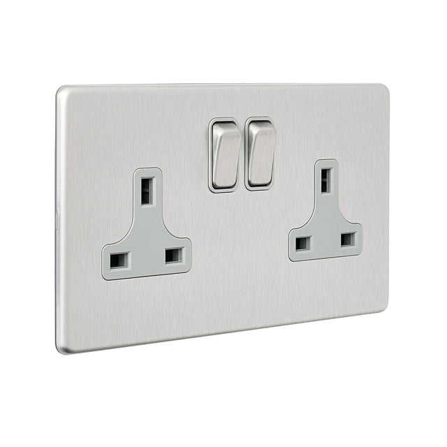 13A 2G DP Switched Socket with 45W USB A+C