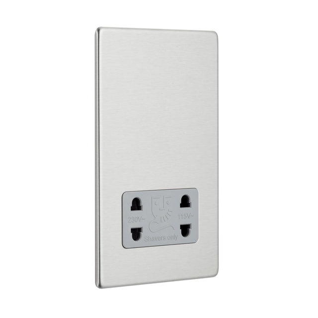 Dual Voltage Shaver Socket