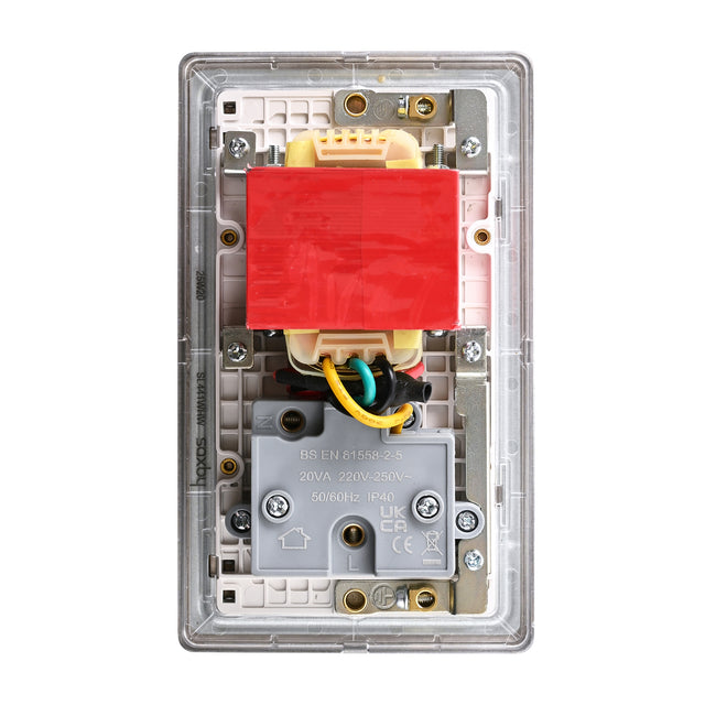 Dual Voltage Shaver Socket
