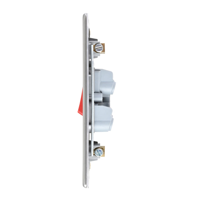 45A Large Plate DP Switch with Neon