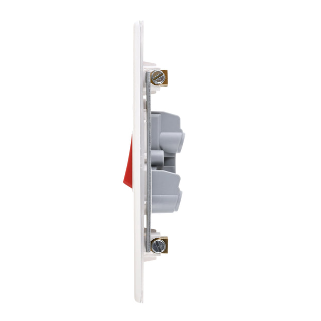 45A Large Plate DP Switch with Neon