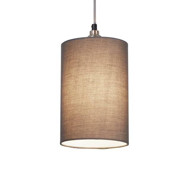 Clyde Cylinder Shade 16cm - Charcoal