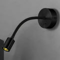 W Led Flexi Arm Reading Spot Light In Matt Black
