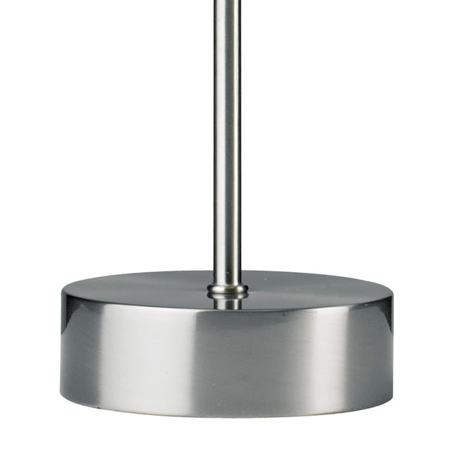 Suzie Touch Table Lamp Satin Chrome With Shade