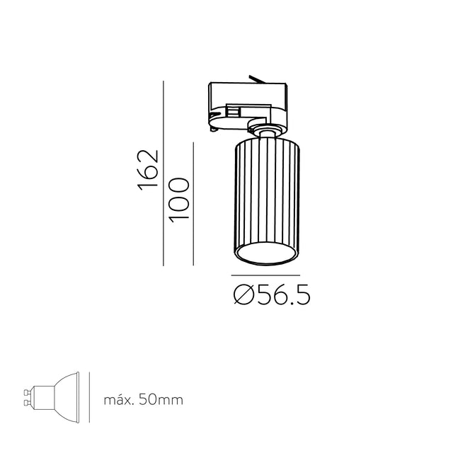 Modrian Track light