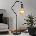 Black Finish Venus Table Lamp