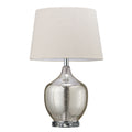 Crushed Mercury Glass Table Lamp