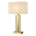 Tokori Table Lamp Alabaster Complete With Shade