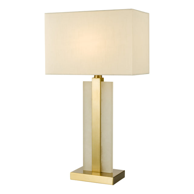 Tokori Table Lamp Alabaster Complete With Shade