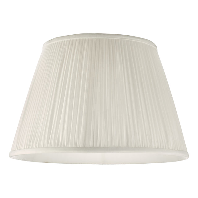 Ulyana Ivory Faux Silk Pleated Shade 40cm