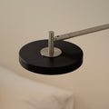 Asteria Long wall lamp, steel, black - lifestyle