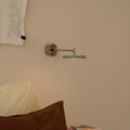 Asteria Long wall lamp, steel, nuance olive, hardwired - lifestyle