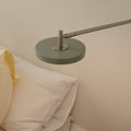 Asteria Long wall lamp, steel, nuance olive - lifestyle