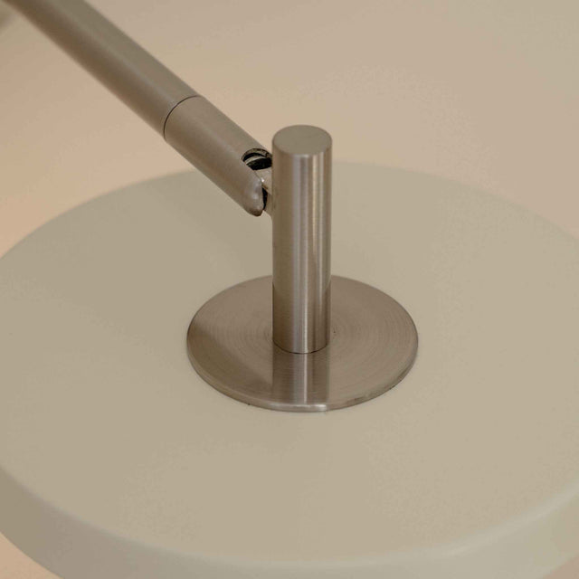 Asteria Short wall lamp, steel, nuance mist - lifestyle