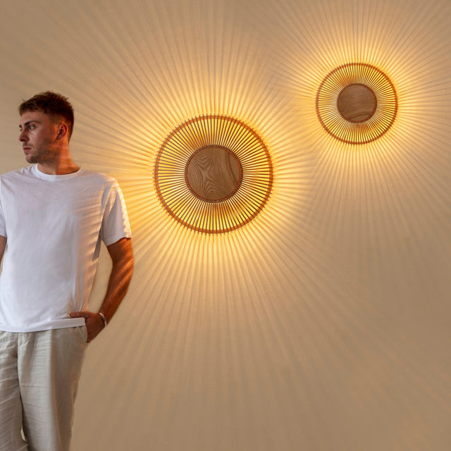 Clava Up Wood | ceiling/wall lamp