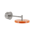 Asteria Short wall lamp, steel, nuance orange, hardwired