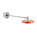 Asteria Long wall lamp, steel, nuance orange, hardwired