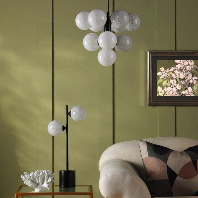 Vine 10 Light Pendant Satin Black