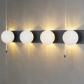 Black Finish Acqua Globe Ip44 Wall Light