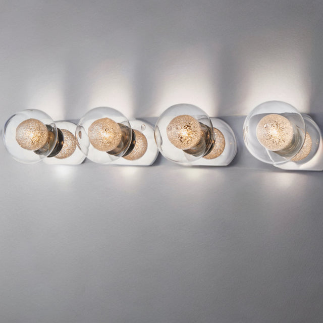 Polished Chrome Acqua Globe Wall Light