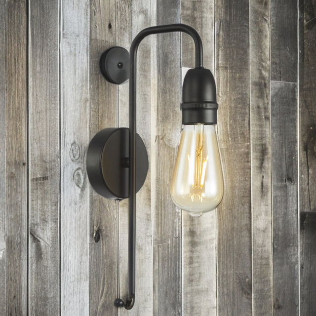 Black Finish Venus Wall Light