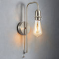 Satin Nickel Venus Wall Light (Lamp Not Included)