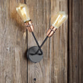 Black W/ Copper Finish Venus Wall Light