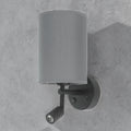 Black W/ Grey Shade Ashley Wall Light