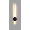 Corona Ultra-Modern Led Wall Lamp C/W Opal Diffuser And Matt Black Metalwork.