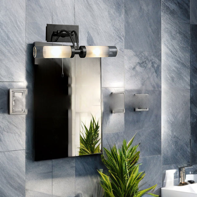 Matt Black Bathroom Wall Light