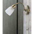 Antique Brass Wall Light
