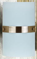 Aluminium And Glass Wall Light