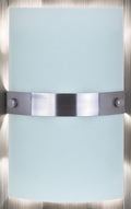 Aluminium And Glass Wall Light