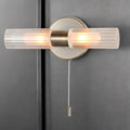 Oilivia Ribbed Wall Light 2L (Antique Brass)