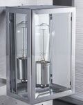 Polished Chrome Ardfield Clear Glass Panelled Wall Light