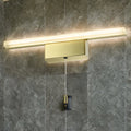 Ip44 Satin Brass Wall Light