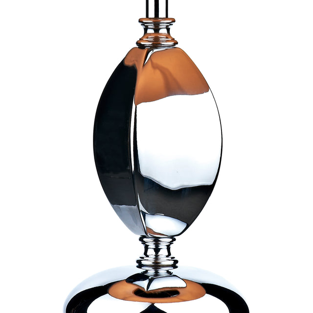 Wickford Table Lamp Polished Chrome With Shade