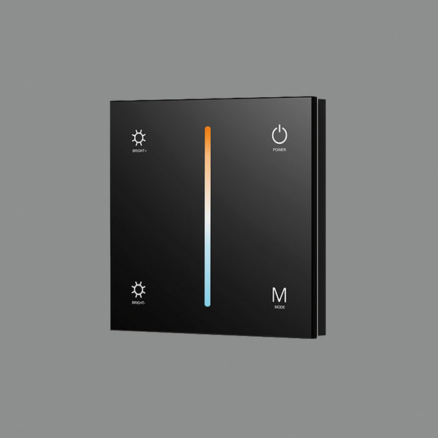 TEMPERATURE TOUCH GLASS PANEL CONTROLLER , MODEL T2-1 , 2.4GHz, 12-24VDC
