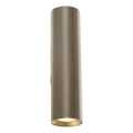 Yamis 2 Light Wall Light Knurled Bronze