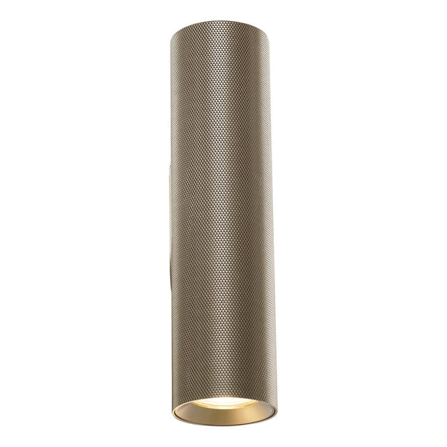 Yamis 2 Light Wall Light Knurled Bronze
