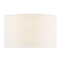 Zorin White Linen Drum Shade 24cm