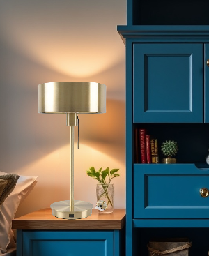 Ennio Ant. Brass Table Lamp