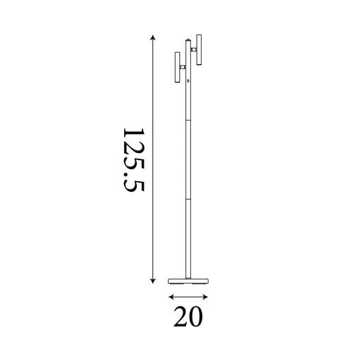 Vigo Rechargeable Picture Light, Gold Metal