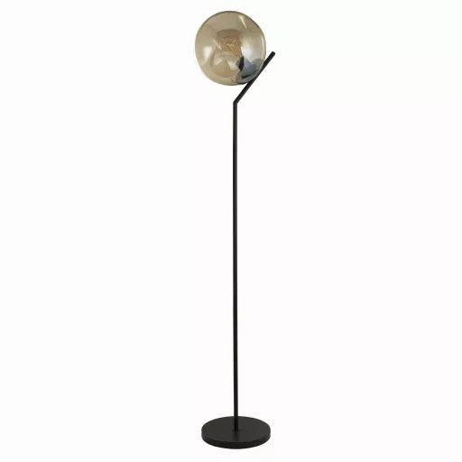 Punch 4Lt Bar Pendant- Black Metal & Champagne Punched Glass