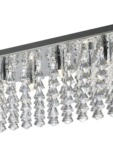 Empire 4Lt Flush - Chrome Metal & Clear Crystal