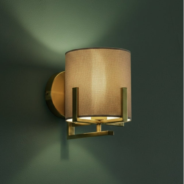 Magnalux Hadden Satin Brass Wall Light