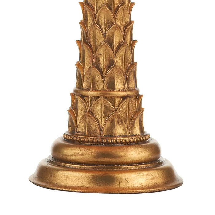 Palm Table Lamp Gold Base Only