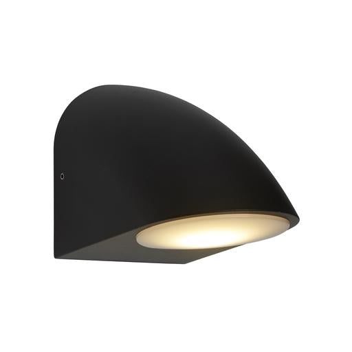 Vibrate LED Wall Light, Matt Gold with Glass