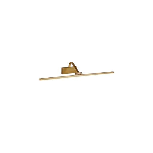 Santorini Picture Light - Satin Brass & Brushed Metal