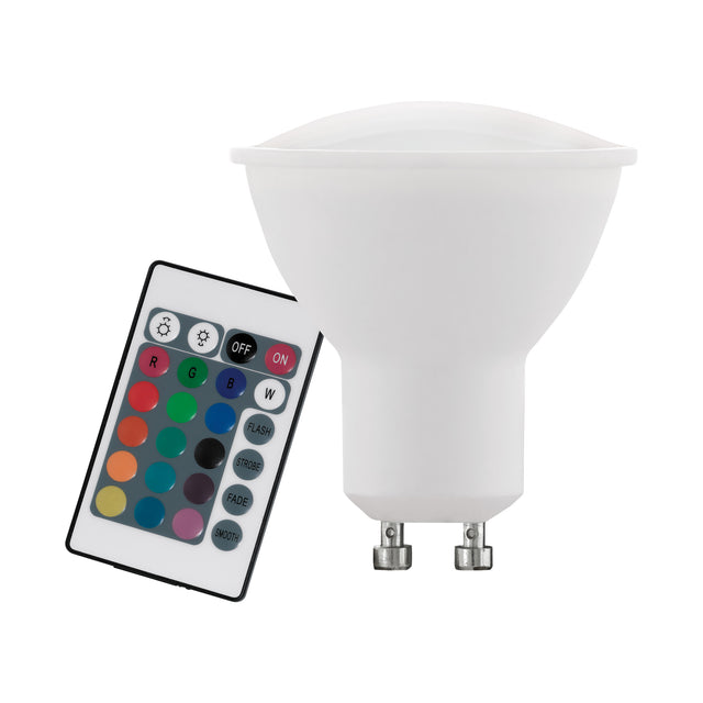 bulb-GU10 RGBW 4W incl.remote